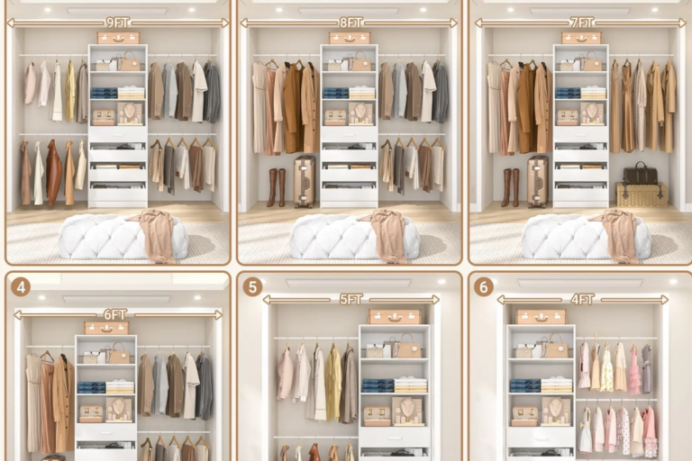 bedroom closet organization