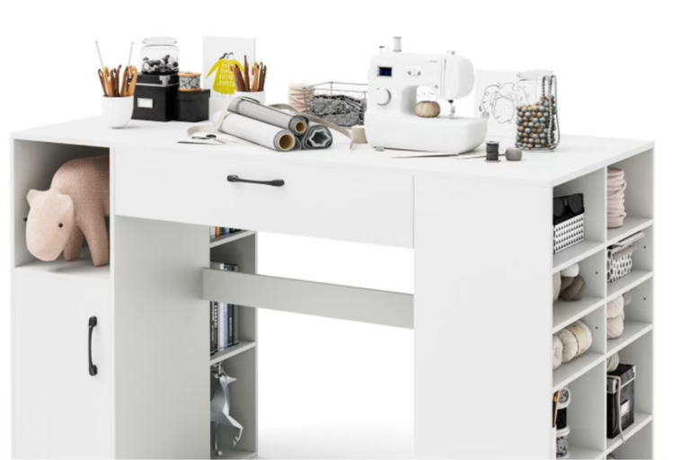 craft room organization table
